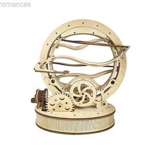 3D Puzzles 3D Wooden Puzzle Mechanical Round Track Ball Model Handmade DIY Puzzles Toy Jigsaw Building Kits for Boys Children Birthday Gift 240314