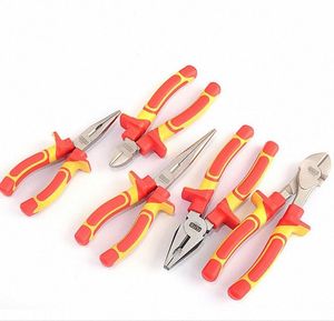 UNeefull Insulation Electrical Cable Wire Stripper Cutters Cutting Side Snips multifunction long Pliers high quality Hand Tool qp6992005