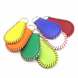 Baseball-Perlen-Schlüsselanhänger, PU-Leder, Schlüsselanhänger, Anhänger, Tasche, Dekoration, Handgelenk, Schlüsselanhänger