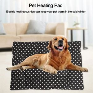Mats Heating Pad Soft and Cozy USB Electric Blanket Pet Mat Pad for Dogs and Cats, Removable Washable Cover Pet Bed