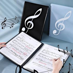 A4 Sheet Music File Folder Antyreflection Ulotka może modyfikować notatki Produkty składania na fortepian 240314