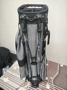 Sacos de golfe cinza com suporte para tacos de golfe à prova d'água, resistentes ao desgaste e leves Contate-nos para ver fotos com LOGOTIPO