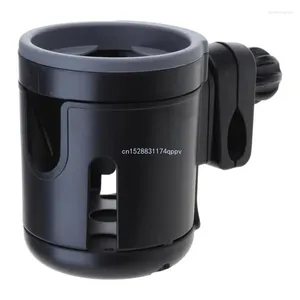 Stroller Parts Upgraded Universal Cup Holder 360° Rotation 2 In 1 Large Bottle For Cups Easy Installation Durable Dropship