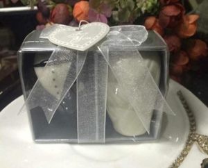 2pcslot1 Set1 Box Wedding Gift Favors of Bride and Groom Salt and Pepper Shakers Party Favors for Western Wedding Partyes1428941