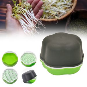 Krukor Hydroponic Peanut Sprout Box Home Garden Bean Pea Vete Plantor Sprouter Tray Cat Grass Grow Growing Soilless Planting Pot