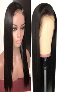 full lace human hair wigs 13x6 Straight Lace Front Wig 150 Remy 30 inch Lace Wig Brazilian Human3311248