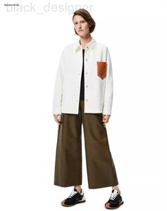 Kvinnors jackor designer 23SS Womens Jacket for Women Brand Autumn Fashion Long Sleeve Turndown Collar Jeans Overcoat Denim Jackets Pocket 30 L9W6