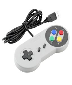 Klasik USB Denetleyici PC Denetleyicileri Gamepad Joypad Joystick Super Nintendo SF için Snes NES tablet Lawindows Mac8676671