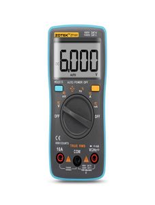 ZOTEK ZT101 Cyfrowy multimetr 6000 Liczba tylnego światła ACDC Ammeter Voltmeter Ohm Temperatura częstotliwości Temperatura 1268036