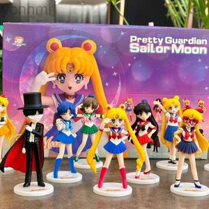 Action Toy Figures Sailor Moon Blind Box With Sweet And Cute Facial Features Clever And Dynamic Desktop Decoration Collection Toys BirthdayGift ldd240314