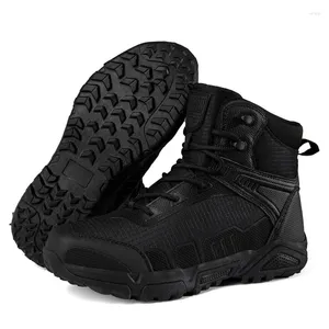 Shoes 2024 Topfight Fiess 565 High-top Military Boots Outdoor Breathable Hiking Desert Botas Taticas Army Fans Field Training