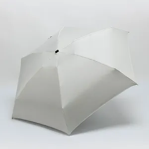 Paraplyer Summer Fashion 50 Fold Paraply Folding Sun Visor Mini Pocket and Rain Dual Use Hushåll