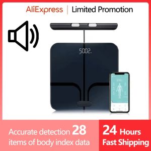 Scales Smart Body Weight Scales 2024 New Body Fat Scale 8 Electrodes Bioimpedance Scale Professional Body Composition Analysis Scale