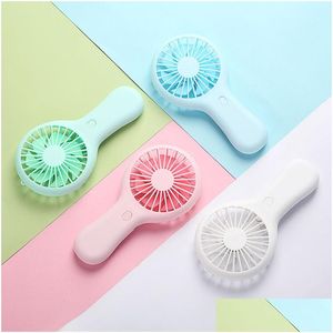 Usb Gadgets Portable Rechargeable Fan Charging Cool Removable Handheld Mini Outdoor Fans Pocket Folding 4 Colors Drop Delivery Compute Otwst
