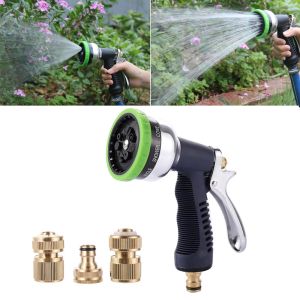 Guns 9 Function Water Gun High Pressure Adjustable Spray Nozzle Garden Irrigation Sprinkler Car Washing Cleaning Lawn Flower Watering