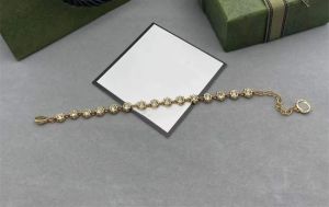 Damen-Kupfer-Designer-Kettenarmband, Gliederkette, Diamant-Armbänder für Männer und Frauen, Geburtstagsgeschenk, mit Box 1121A