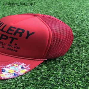 GalleryDept Cap Designer Fashion Kallary Dept Bend Wave Caps Male Hip Hop Visor Dept Mesh Male Femelle Cross Punk Gallerys Letter Baseball Hats Dept 9642