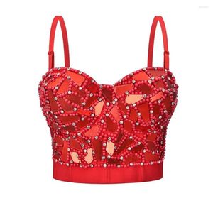 BRAS Steampunk Gotik Elmas ve Boncuk Dekorasyonu Yukarı Yukarı Bralette Lingerie Anti-Işık Şok geçirmez Bra Clubwear Korse Plus Boyut