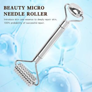 Home Beauty Salon Metall Roller Nadel Mikronadel Roller Facelift Armband Massagestab Beauty Tool 240312