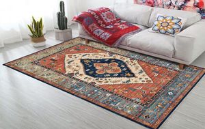 Tappeti stile persiano Boemia Tappeto antiscivolo per soggiorno Camera da letto Studio Tappeti rettangolari Boho Marocco Tappetini tapis etnici 2019714943