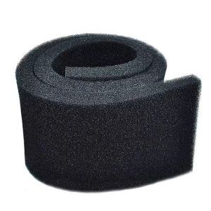 Acessórios 100cm x 100cm x 2cm Espuma de filtração preta Aquário Tanque de peixes Bioquímico Filtro Esponja Pad Skimmer Tempo de uso longo Tanque de abastecimento de esponja