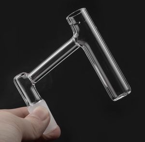 Quartz Finger Banger OD 16mm Flat Top Bucket Rökningstillbehör 14mm Manlig kvinna 4590 Grad7248332