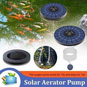 Accessories Floating Solar Air Pump Aerator Pumps For Aquarium Fish Tank Pond Fishing Oxygenation with Air Hoses and Bubble Stone