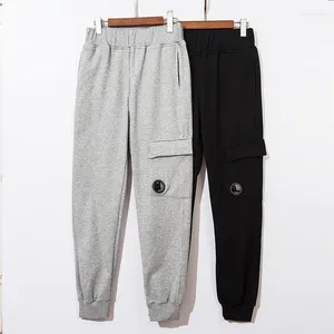 Erkek pantolon yüksek kaliteli modaya uygun sokak cep lens eşofmanları unisex pamuklu hip hop kalem kadın spor uzun pantolon