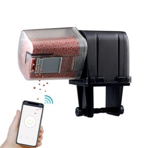 Alimentadores para aquário, tanque de peixes, automático, temporizador, wi-fi, controle remoto inteligente, dispensador de tanque de peixes