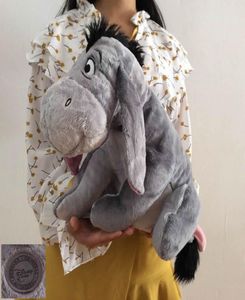 36cm 14039039 Orijinal gri Eeyore eşek eşyası hayvan sevimli yumuşak peluş oyuncak bebek doğum günü çocuklar hediye koleksiyonu y2007034906325