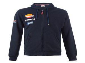 2019 Honda Racing Team için Yeni Motosiklet Ceket Sweatshirt Moto Men039s Repsol Hoodies Rüzgar Popsası Siyah Red2108789