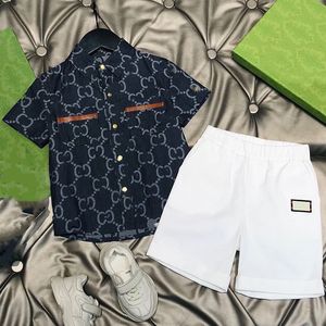 Conjuntos de roupas de designer de luxo infantil G shorts de camiseta saia menina menino menino 2pcs roupas conjuntos de roupas conjuntos de roupas casuais roupas