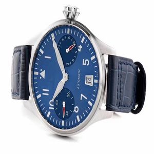 46mm men watch wristwatch BOUTIQUE LONDON ZF top quality Blue ceramic Dial genuine Leather Strap A51111 automatic Pilot 501008 sap252B