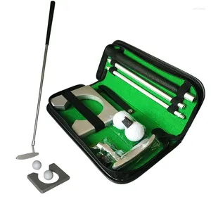 Golf Training Aids Putter Club Portable Putting Tool 3-section Foldable Right/Left Handed Indoor Practitioner