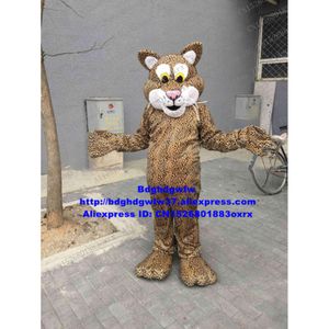 Trajes de mascote Leopard Panther Pard Cougar Cheetah Panthera Pardus Mascot Costume Adulto Personagem de desenho animado Mor Eventos Tirar foto de grupo Zx422