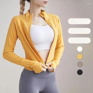 Aktive Shirts 2024 Workout Tops Winter Laufen Sport Freizeit Kleidung Training Fitness Top Yoga Pilates Push-Up Tragen