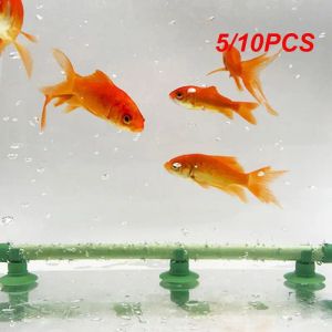 アクセサリー5/10PCS水槽エアポンプ耐久性のある柔軟なホースと水タンクおよび水バブルディフューザー水族館アクセサリー