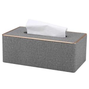 Tissue Boxes Napkins Marble Golden Rim Tissue Box Desktop Washroom Towel Paper Holder Office Desk Tissue Protected Case Metal Color Edge Napkin Box