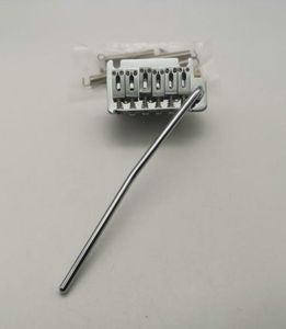 Silver Electric Guitar Tremolo Twopoint Guitar Bridge Single Vibrato Suitable for ST guitar6525847