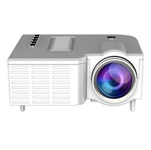 Mini Portable Video Projector LED WiFi Projector UC28C 1080p Video Hem Cinema Movie Game Cinema Office White8135471