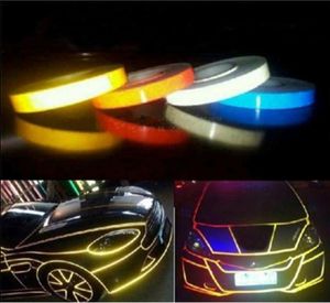 High Quality Motorcycle Car Reflective Decal for ford focus mini cooper Exterior Accessories Security identity Body Stick 5 m3309222