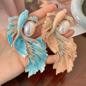 Keychains 2024 Beautiful Fairy Fish Ornamental Fishes Keychain Gifts Souvenirs For Family Friends Exquisite Handicrafts