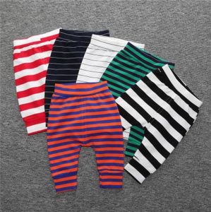 Брюки для новорожденных, для маленьких мальчиков и девочек, штаны в полоску, леггинсы, шаровары из полипропилена, брюки, детские повседневные леггинсы, брюки EEA8067184774
