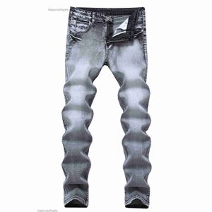 Мужские джинсы Мужские эластичные тонкие стильные североамериканские джинсовые брюки Модные повседневные брюки