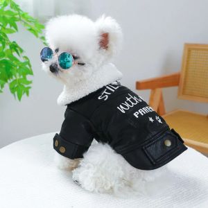 ジャケット小さな犬ジャケット冬の秋の暖かいセーターペットかわいいデシンガー服パピーファッションハーネスケートコートチワワマルタヨークシャー