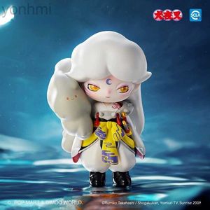 Action Toy Figures Dimoo Inuyasha Series Toys Cute Anime Figure Desktop Ornaments Mystery Box Cartoon Model Birthday Gift Collection ldd240314