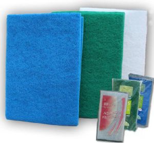 Tillbehör Aquarium Filter Media Fish Tank Biochemical Filter Cotton Sponge Foam Pads Aquarium Filter Accessories White Blow Green