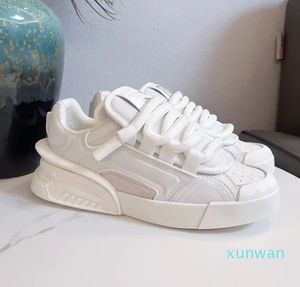 Designers oversized sneaker Casual Shoes Sole White Black Leather Luxury Velvet Suede Womens