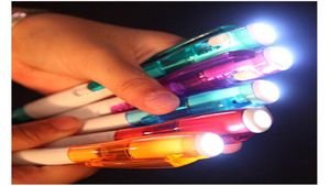 10 pzlotto Penna a sfera con luce Led penne multifunzione cancelleria ufficio bambini bambini scuola palla strumento di scrittura regali5183702