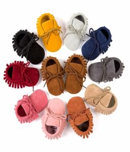 Whole 2016 New Romirus Pink laceup winter baby Pu leather infant suede boots first walkers Baby Moccasins Newborn princess b6221108